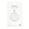 White Quartz Round Faceted Pendant by Bead Landing™